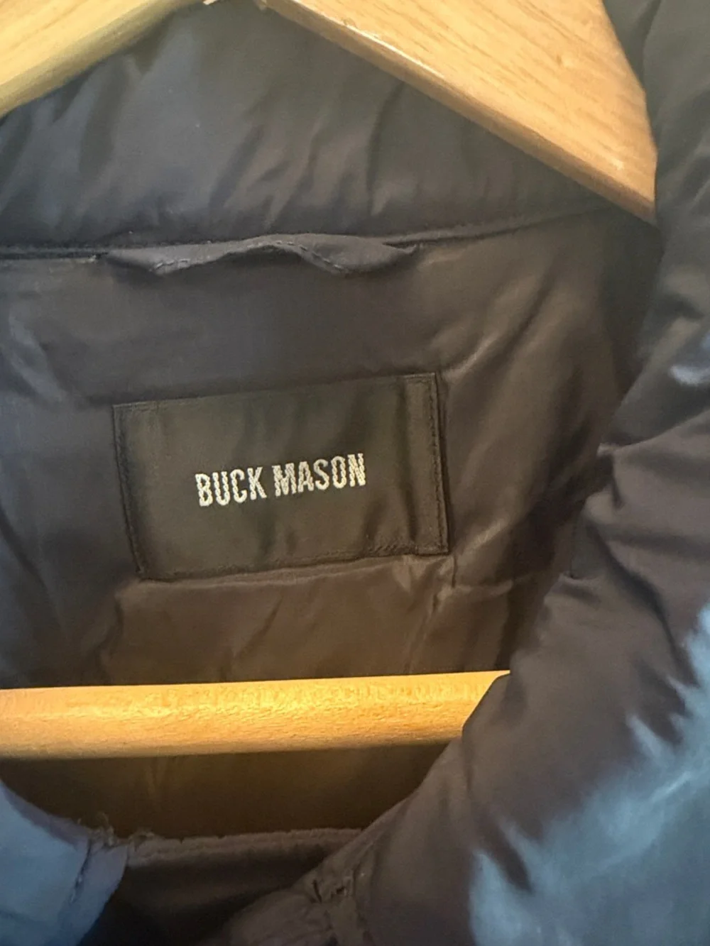 Buck Mason Navy explorer jacket